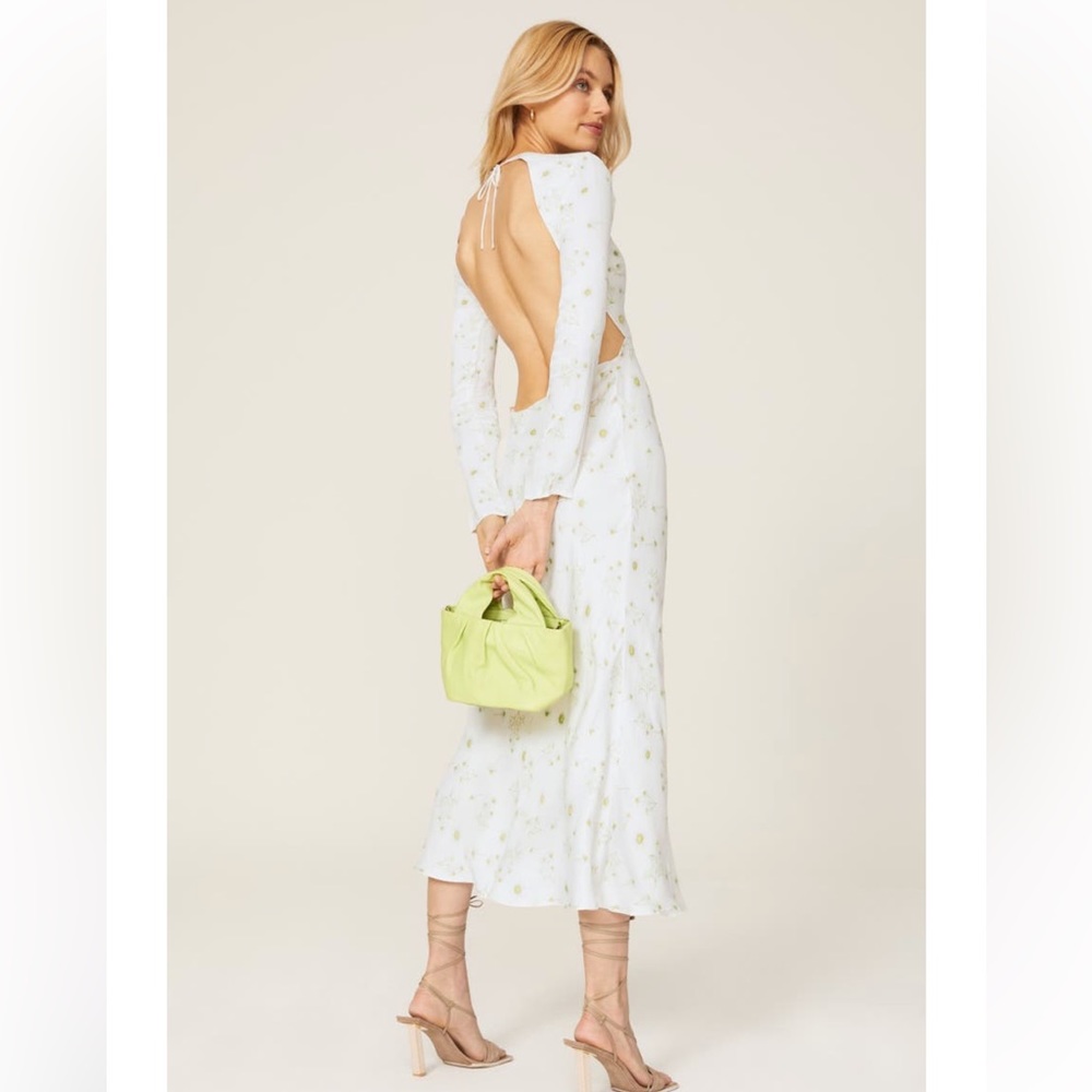 Third form wildflowers backless dress